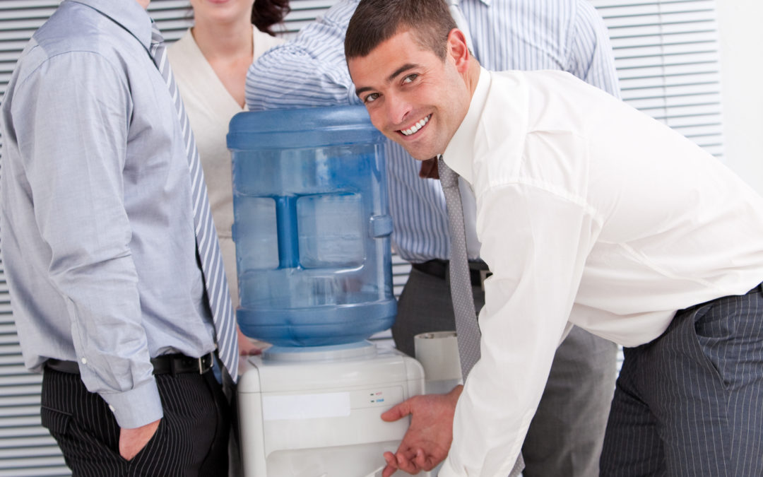 friends at the office watercooler